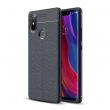 Защитный чехол Deexe Leather Cover для Xiaomi Mi 8 SE (Special Edition) - Dark Blue (131200DB)