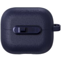 Захисний чохол Deexe Lunar Case для Samsung Galaxy Buds 3 / Buds 3 Pro - Dark Blue: фото 1 з 9