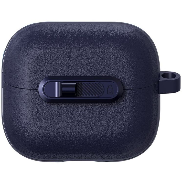 Захисний чохол Deexe Lunar Case для Samsung Galaxy Buds 3 / Buds 3 Pro - Dark Blue: фото 1 з 9