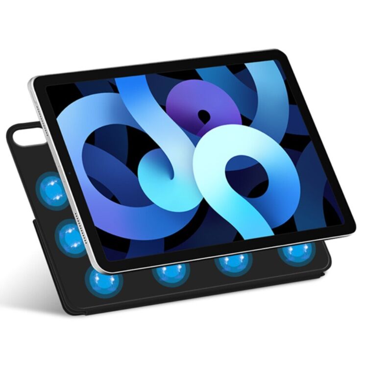 Защитный чехол Deexe Magnetic Case для Apple iPad Air 13 M3/M2 (2025/2024) / iPad Pro 12.9 (2020/2021/2022) - Black: фото 2 из 7