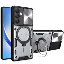 Защитный чехол Deexe Magnetic Space для Samsung Galaxy A34 (A346) - Silver: фото 1 из 10