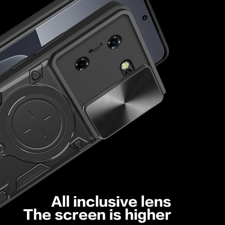 Защитный чехол Deexe Magnetic Space для TECNO Pova 5 - Black: фото 9 из 10