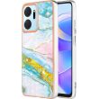 Защитный чехол Deexe Marble Style для Honor X7a - Light Green (337505LG)