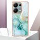 Защитный чехол Deexe Marble Style для Xiaomi Redmi Note 13 Pro 4G / Poco M6 Pro - Green (345763G). Фото 5 из 6