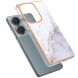 Захисний чохол Deexe Marble Style для Xiaomi Redmi Note 13 Pro 4G / Poco M6 Pro - White (345763W). Фото 2 з 6