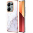 Захисний чохол Deexe Marble Style для Xiaomi Redmi Note 13 Pro 4G / Poco M6 Pro - White (345763W)