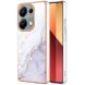 Захисний чохол Deexe Marble Style для Xiaomi Redmi Note 13 Pro 4G / Poco M6 Pro - White (345763W). Фото 1 з 6