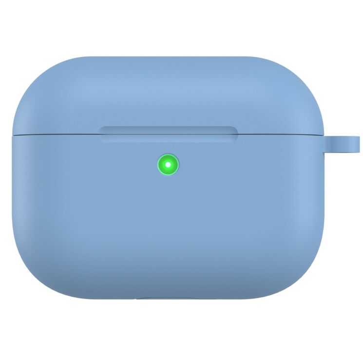 Защитный чехол Deexe Matte Case (FH) для AirPods Pro 3 - Baby Blue: фото 2 из 4