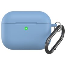 Защитный чехол Deexe Matte Case (FH) для AirPods Pro 3 - Baby Blue: фото 1 из 4