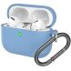 Защитный чехол Deexe Matte Case (FH) для AirPods Pro 3 - Baby Blue (390118TT). Фото 4 из 4