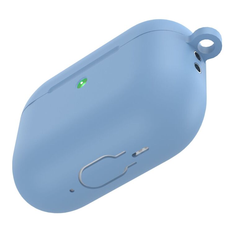 Защитный чехол Deexe Matte Case (FH) для AirPods Pro 3 - Baby Blue: фото 3 из 4