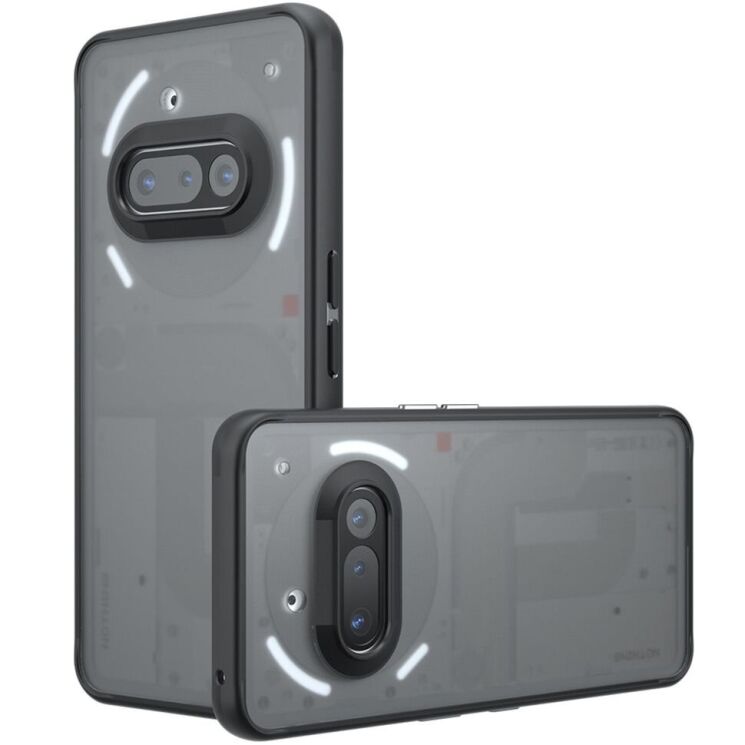 Защитный чехол Deexe Matte Skin для Nothing Phone (3a) - Black: фото 1 из 12