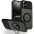 Защитный чехол Deexe Matte Skin Kickstand with MagSafe для Infinix Smart 20 - Black: фото 1 из 8