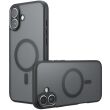 Защитный чехол Deexe Matte Skin with MagSafe для iPhone 17 - Black (387201B)