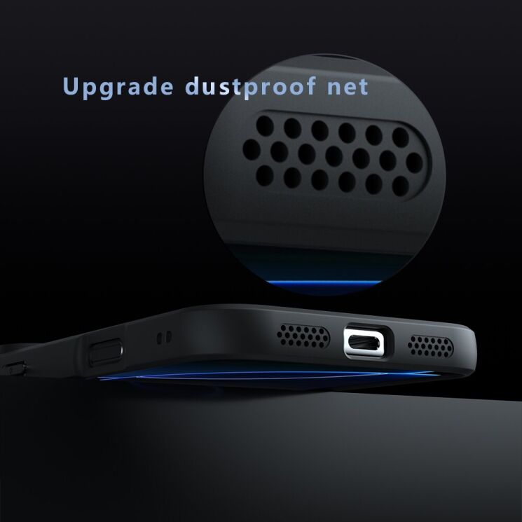 Защитный чехол Deexe Matte Skin with MagSafe для Apple iPhone 17 - Black: фото 6 из 6