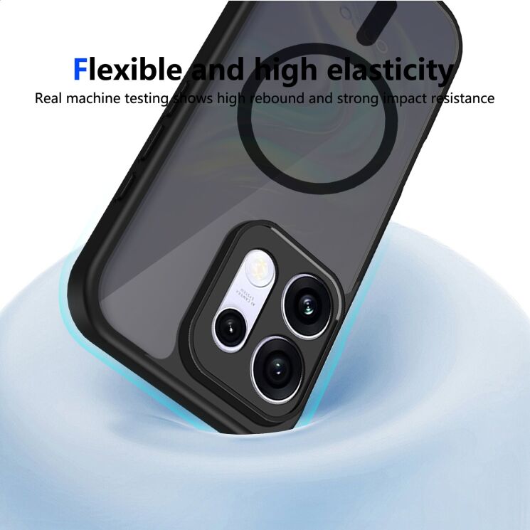 Захисний чохол Deexe Matte Skin with MagSafe для OPPO Reno 16 / 16 Pro - Translucent: фото 8 з 8
