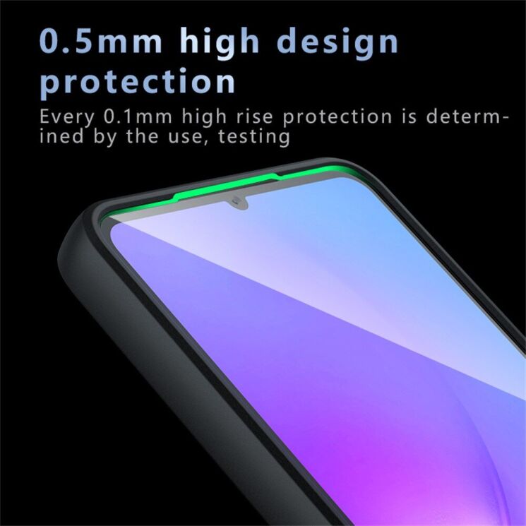 Защитный чехол Deexe Matte Skin with MagSafe для Samsung Galaxy A06 (A065) - Transparent / Black: фото 7 из 13
