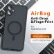 Защитный чехол Deexe Matte Skin with MagSafe для Samsung Galaxy A06 (A065) - Transparent / Black (365158H). Фото 3 из 13