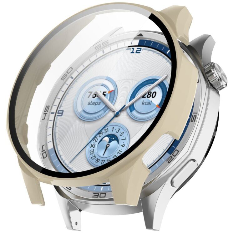 Защитный чехол Deexe Protective Frame для Huawei Watch GT 5 (46mm) - Ivory White: фото 1 из 7