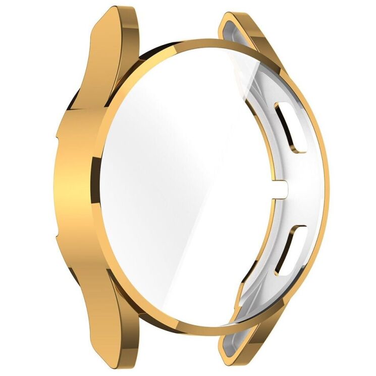 Захисний чохол Deexe Protective Frame для Samsung Galaxy Watch FE (40mm) - Gold: фото 2 з 7
