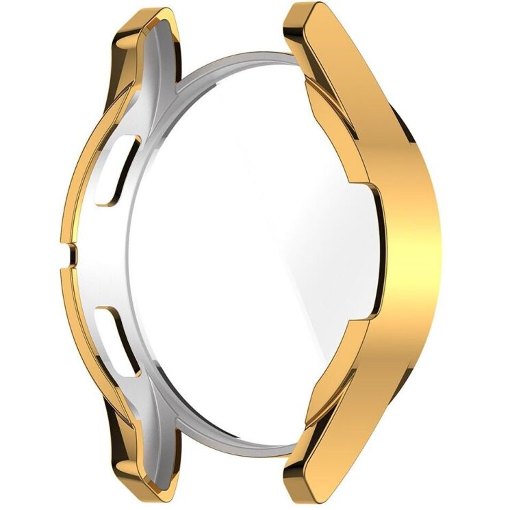 Захисний чохол Deexe Protective Frame для Samsung Galaxy Watch FE (40mm) - Gold: фото 3 з 7