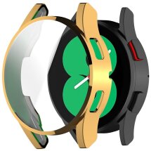 Захисний чохол Deexe Protective Frame для Samsung Galaxy Watch FE (40mm) - Gold: фото 1 з 7