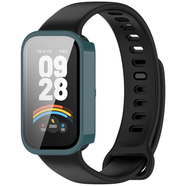 Защитный чехол Deexe Protective Frame для Xiaomi Mi Smart Band 9 Active / Redmi Band 3 - Green: фото 5 из 7
