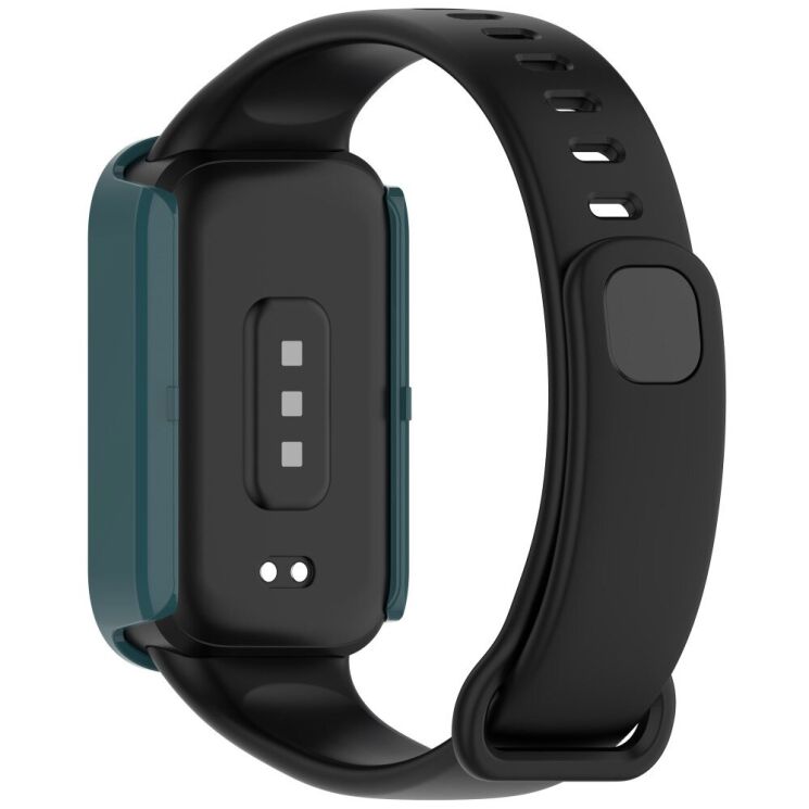 Защитный чехол Deexe Protective Frame для Xiaomi Mi Smart Band 9 Active / Redmi Band 3 - Green: фото 6 из 7
