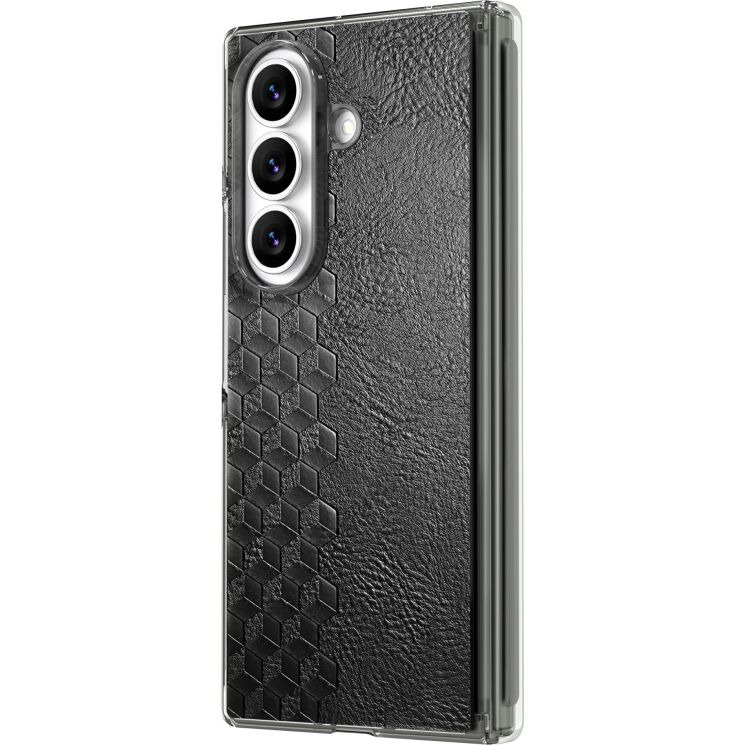 Защитный чехол Deexe Rhombus Case для Samsung Galaxy Fold 8 Ultra - Black (424082B) Защитный чехол Deexe Rhombus Case для Samsung Galaxy Fold 8 Ultra - Black: фото 3 из 12