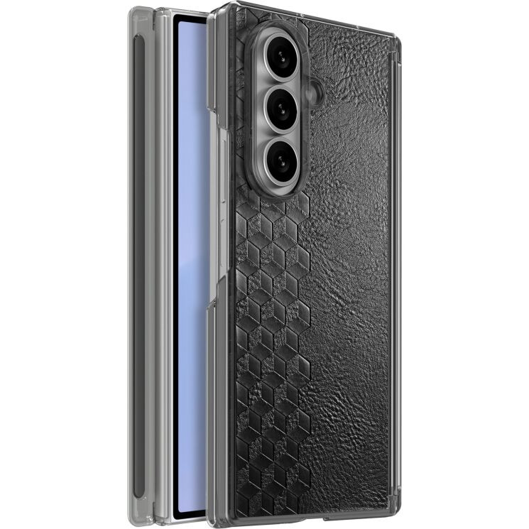 Защитный чехол Deexe Rhombus Case для Samsung Galaxy Fold 8 Ultra - Black (424082B) Защитный чехол Deexe Rhombus Case для Samsung Galaxy Fold 8 Ultra - Black: фото 4 из 12