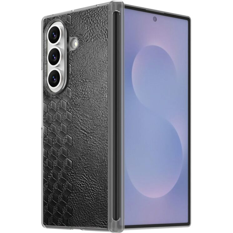 Защитный чехол Deexe Rhombus Case для Samsung Galaxy Fold 8 Ultra - Black (424082B) Защитный чехол Deexe Rhombus Case для Samsung Galaxy Fold 8 Ultra - Black: фото 5 из 12