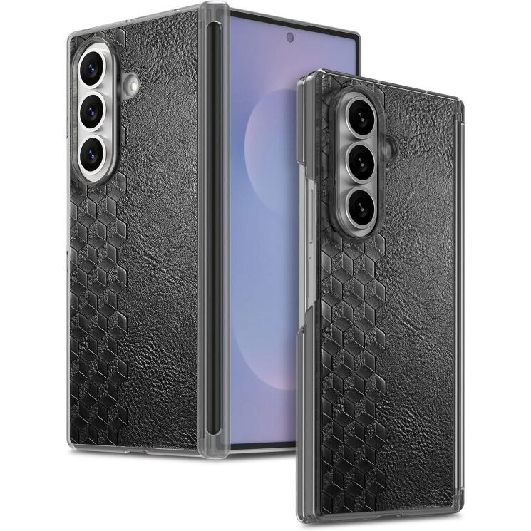 Защитный чехол Deexe Rhombus Case для Samsung Galaxy Fold 8 Ultra - Black (424082B) Защитный чехол Deexe Rhombus Case для Samsung Galaxy Fold 8 Ultra - Black: фото 1 из 12