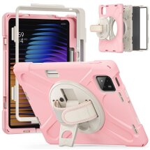 Захисний чохол Deexe Rotation Hybrid для Xiaomi Pad 7 / 7 Pro - Pink: фото 1 з 15