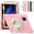Защитный чехол Deexe Rotation Hybrid для Xiaomi Pad 7 / 7 Pro - Pink: фото 1 из 15
