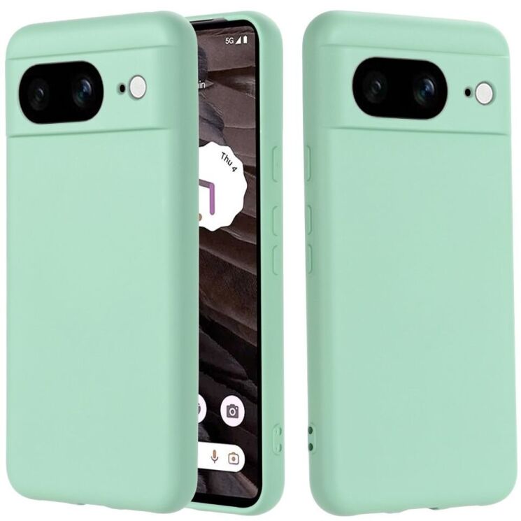 Защитный чехол Deexe Silicone Case для Google Pixel 8 - Green: фото 1 из 7