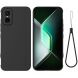 Защитный чехол Deexe Silicone Case для Infinix GT 30 Pro - Black (386006B). Фото 1 из 9