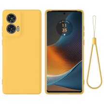 Защитный чехол Deexe Silicone Case для Motorola Edge 50 Fusion - Yellow: фото 1 из 8