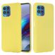 Силіконовий (TPU) чохол Deexe Silicone Case для Motorola Moto G100 - Yellow (277909Y). Фото 1 з 7
