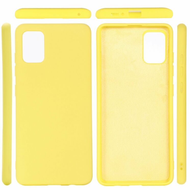 Захисний чохол Deexe Silicone Case для Samsung Galaxy S10 Lite (G770) - Yellow: фото 5 з 5