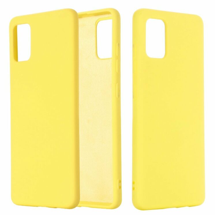 Захисний чохол Deexe Silicone Case для Samsung Galaxy S10 Lite (G770) - Yellow: фото 1 з 5