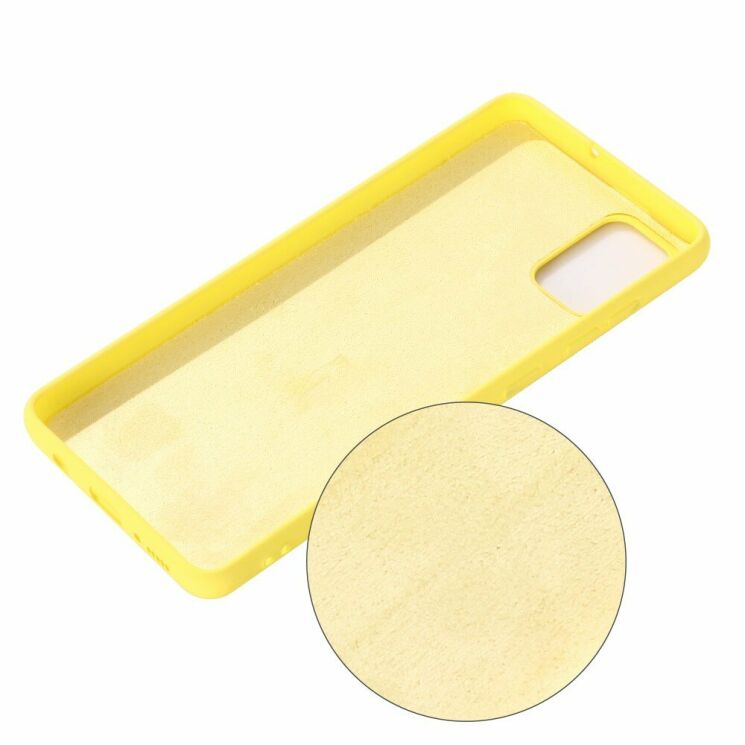 Захисний чохол Deexe Silicone Case для Samsung Galaxy S10 Lite (G770) - Yellow: фото 2 з 5