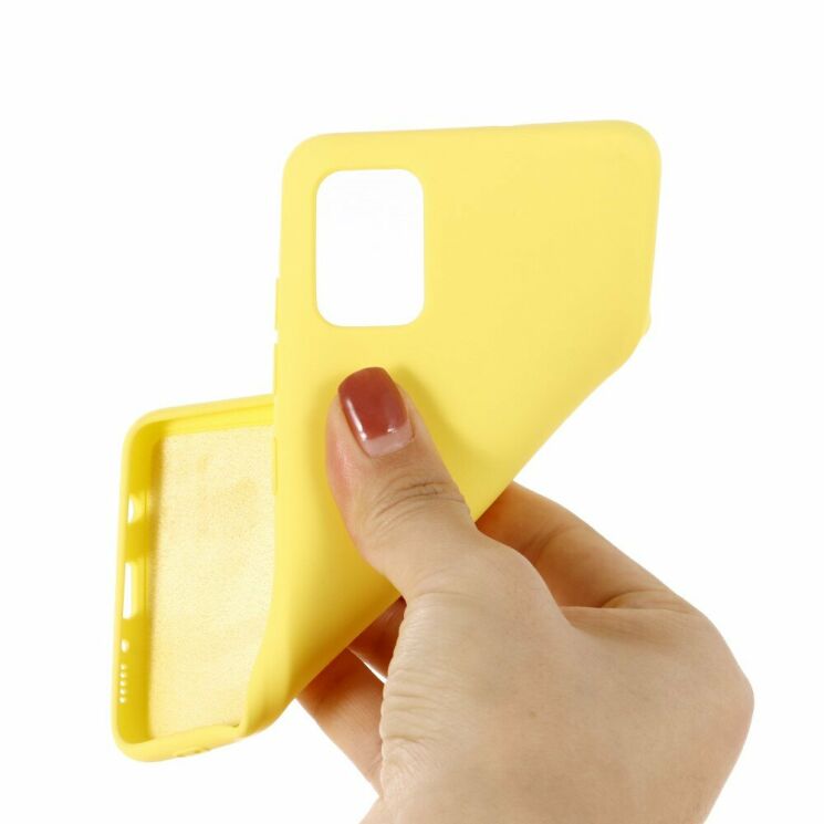 Захисний чохол Deexe Silicone Case для Samsung Galaxy S10 Lite (G770) - Yellow: фото 3 з 5