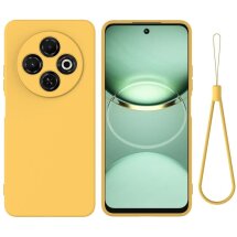 Защитный чехол Deexe Silicone Case для TECNO Spark 30C - Yellow: фото 1 из 8