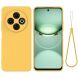 Защитный чехол Deexe Silicone Case для TECNO Spark 30C - Yellow (361703Y). Фото 1 из 8
