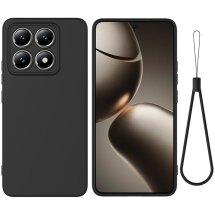 Защитный чехол Deexe Silicone Case для Xiaomi 14T Pro - Black: фото 1 из 8