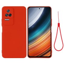Захисний чохол Deexe Silicone Case для Xiaomi Poco F4 / Redmi K40S - Red: фото 1 з 11