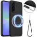 Защитный чехол Deexe Silicone Case with MagSafe для Samsung Galaxy A36 (A366) / A56 (A566) - Black (380110B). Фото 1 из 8