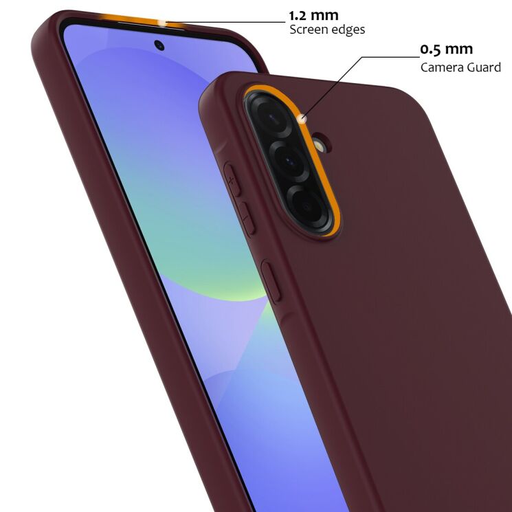 Защитный чехол Deexe Silicone Case with MagSafe для Samsung Galaxy A36 (A366) / A56 (A566) - Black: фото 7 из 8