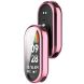 Защитный чехол Deexe Silicone Frame для Xiaomi Mi Smart Band 8 / 9 - Pink (326044P). Фото 3 из 8