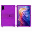 Захисний чохол Deexe Silicone Kickstand для Xiaomi Redmi Pad 2 - Purple (383217V)